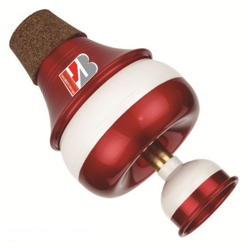 10-HB267, HUMES & BERG 267, STONELINED TENOR TROMBONE SWISH WHA MUTE, RED/WHITE ALUMINUM