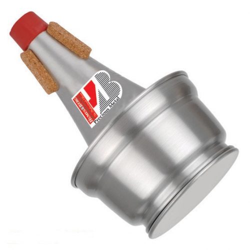 10-HB242A, HUMES & BERG 242A, STONELINED TRUMPET ADJUSTABLE CUP MUTE, ALUMINIUM