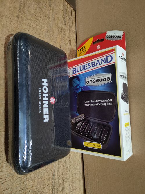 15-M1501/7, HOHNER BLUES BAND 7 PIECE HARMONICA SET, IN CARRYING CASE, IN KEYS A, Bb, C, D, E, F AND G - Image 11