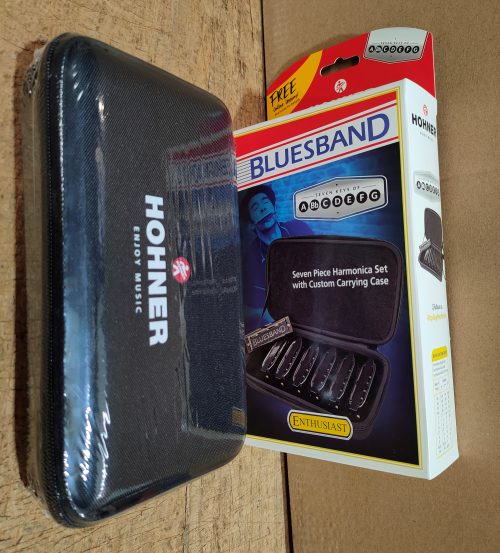 15-M1501/7, HOHNER BLUES BAND 7 PIECE HARMONICA SET, IN CARRYING CASE, IN KEYS A, Bb, C, D, E, F AND G - Image 5
