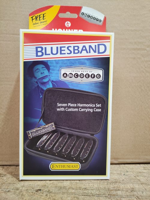 15-M1501/7, HOHNER BLUES BAND 7 PIECE HARMONICA SET, IN CARRYING CASE, IN KEYS A, Bb, C, D, E, F AND G - Image 2