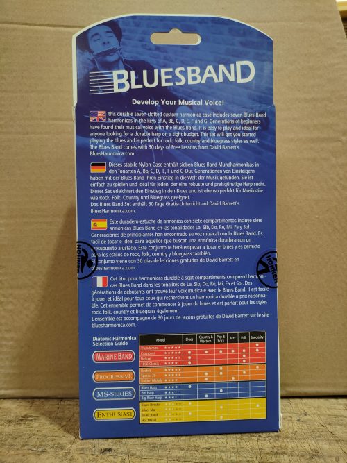 15-M1501/7, HOHNER BLUES BAND 7 PIECE HARMONICA SET, IN CARRYING CASE, IN KEYS A, Bb, C, D, E, F AND G - Image 3