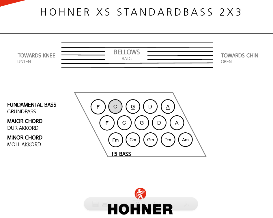 Hohner Accordéon XS Adult – Button