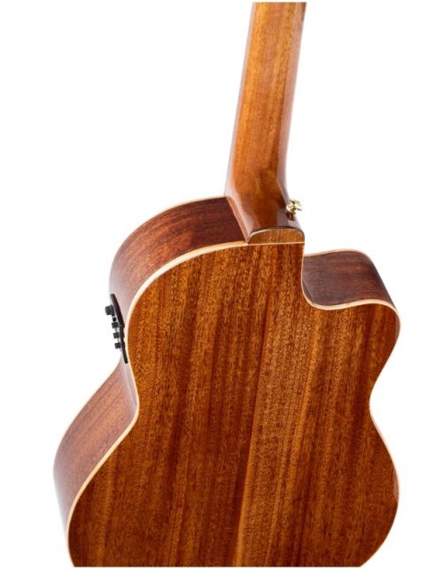 ORT-RCE138SN-L, ORTEGA NYLON STRING GUITAR, LEFT-HANDED PERFORMER SERIES, CUTAWAY/PICKUP, SOLID ALASKAN SPRUCE TOP, SAPELE BACK & SIDES, DELUXE GIGBAG - Image 7