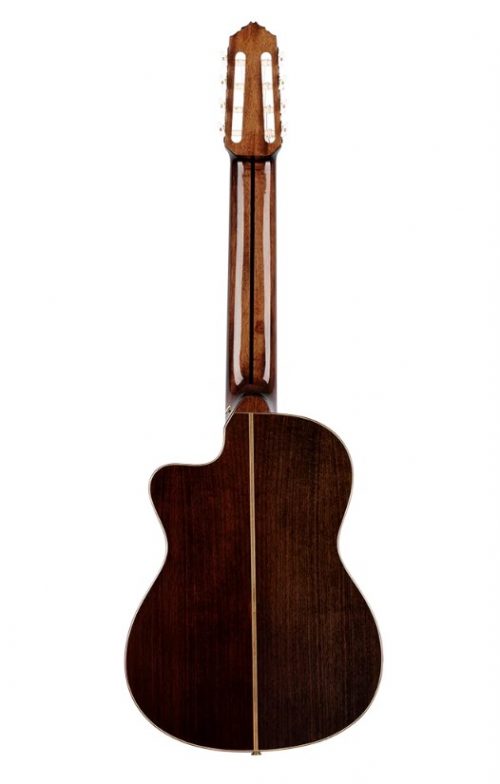 ORT-RCE159-8, ORTEGA FULL-SIZE 8-STRING GUITAR, SOLID CEDAR TOP, WALNUT BACK & SIDES, CUTAWAY, EQ PICKUP, DELUXE GIGBAG - Image 6