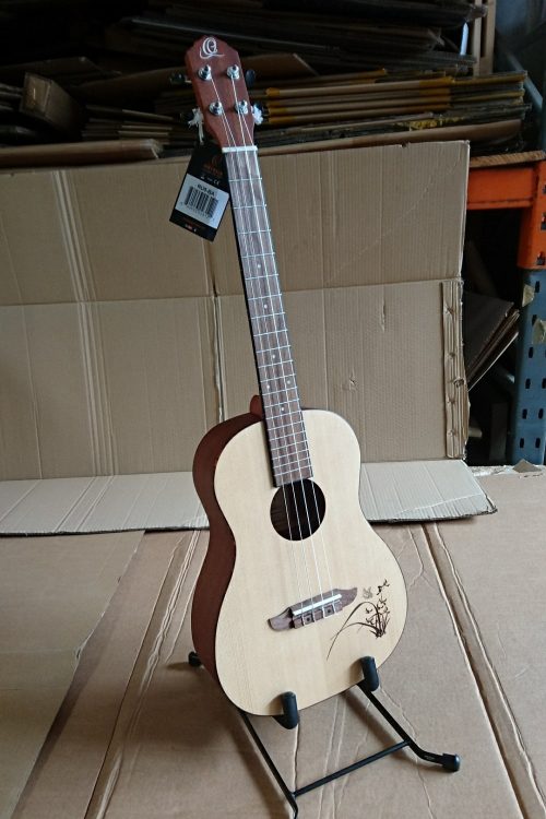 ORT-RU5-BA, ORTEGA BONFIRE BARITONE UKULELE, SPRUCE TOP