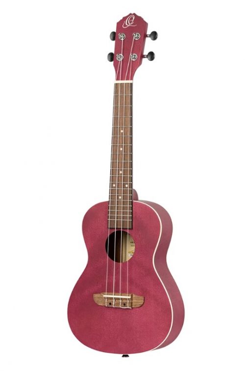 ORT-RURUBY, ORTEGA CONCERT UKULELE, EARTH SERIES, RUBY/RASPBERRY SATIN - Image 2