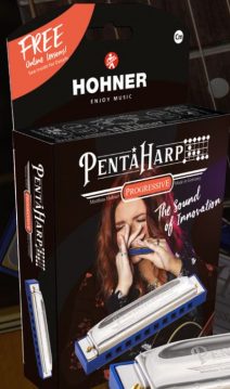 15-M2111x, HOHNER PENTA Bb-MINOR HARMONICA, DIATONIC 10 HOLE
