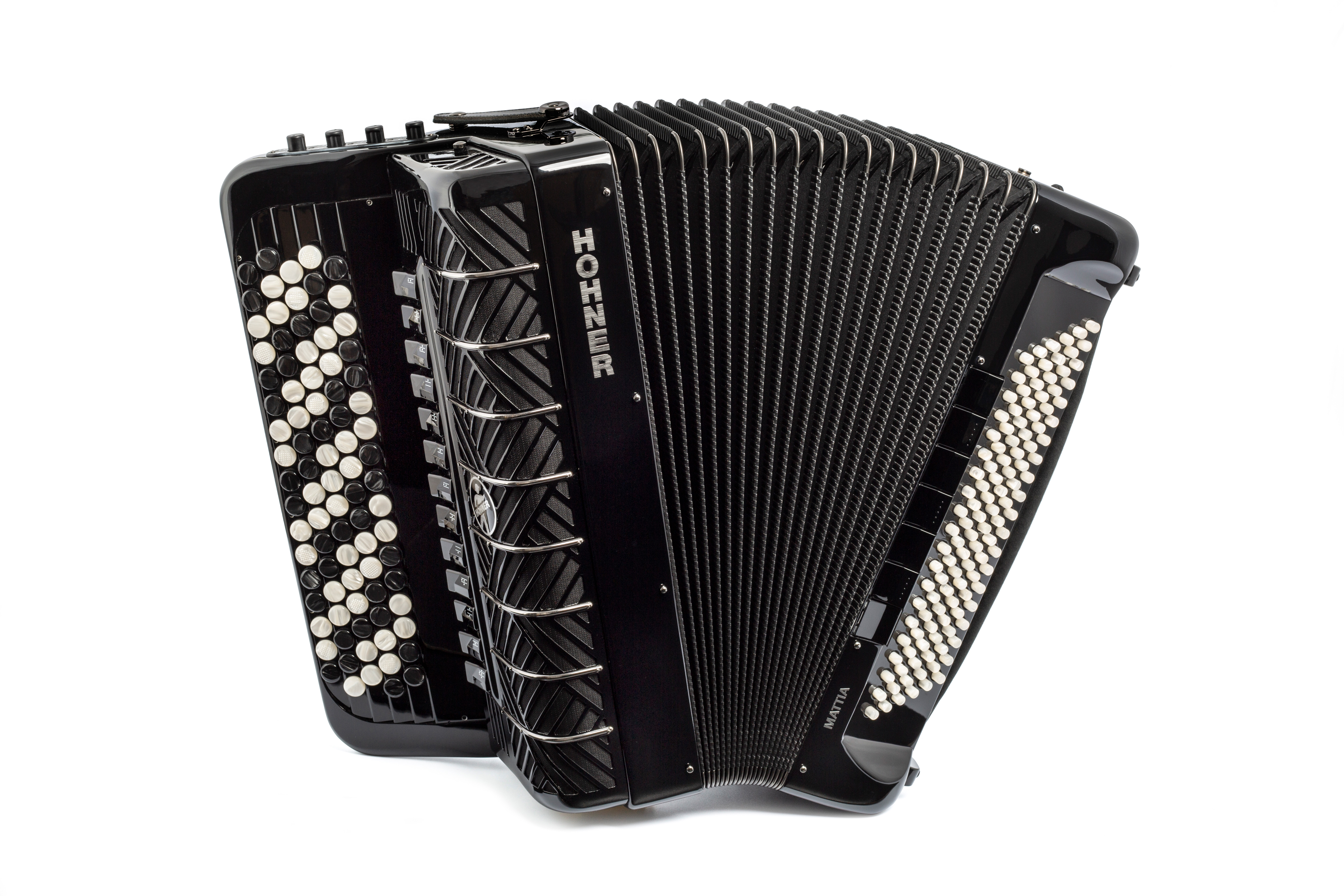 15A3690, HOHNER MATTIA IV BUTTON CHROMATIC ACCORDION, CSYSTEM, 120
