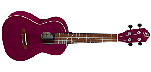 ORT-RURUBY, ORTEGA CONCERT UKULELE, EARTH SERIES, RUBY/RASPBERRY SATIN