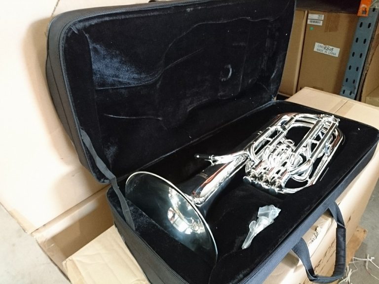 WI681010, WISEMANN BARITONE HORN CASE, HIGH QUALITY BLACK CANVAS, KJ